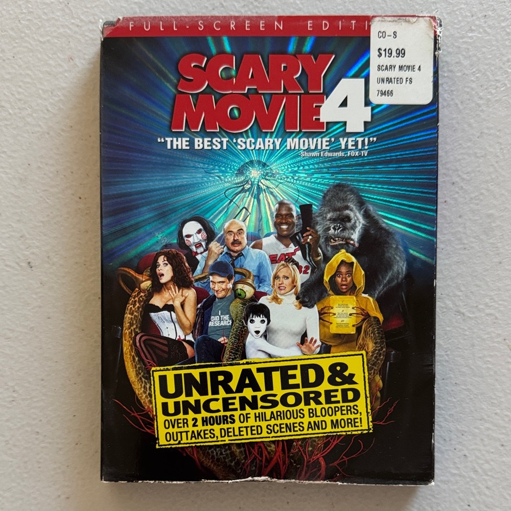 Scary Movie 4 Full Screen Edition DVD Unrated & Uncensored